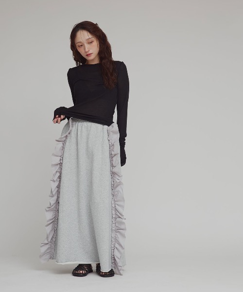W:Huku(フーク)の「リバーシブルロングスリーブTシャツ / Reversible Long-Sleeve T-Shirt(Tシャツ/カットソー・レディース・ブラック/オフホワイト/ブルー系その他/イエロー系その他/ベージュ・FREE)」の16枚目の写真