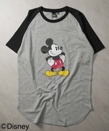 【Disney/MICKEY MOUSE 】ミッキー ラグラン ちょいBIG T