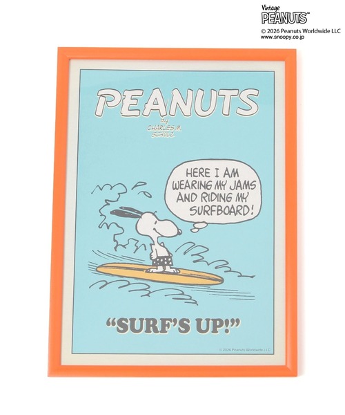 PEANUTS(ピーナッツ)の「【PEANUTS×BAYFLOW】アートフレームA3(ポスター/アート・レディース・オレンジ・0)」の9枚目の写真