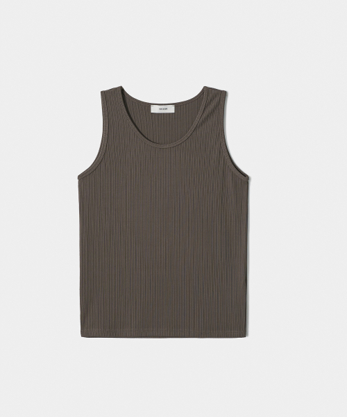 TRIP LE SENS(トリップ ル センス)の「プリーツスリーブレス_ブラウン(Tシャツ/カットソー・メンズ・その他・LARGE/MEDIUM)」の4枚目の写真