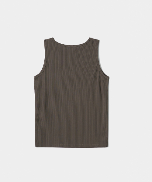 TRIP LE SENS(トリップ ル センス)の「プリーツスリーブレス_ブラウン(Tシャツ/カットソー・メンズ・その他・LARGE/MEDIUM)」の5枚目の写真