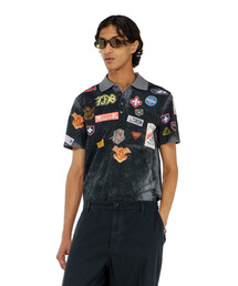 DIESEL | メンズ ポロシャツ T-REJUST-PATCHES(ポロシャツ)