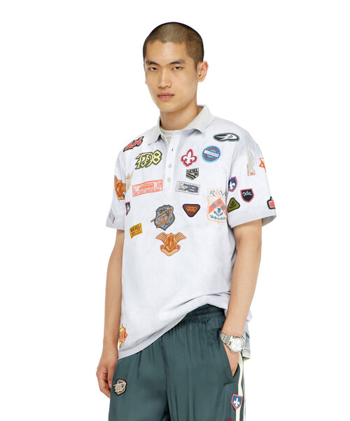DIESEL（ディーゼル）の「メンズ ポロシャツ T-REJUST-PATCHES（ポロシャツ・メンズ・グレー系その他・X-LARGE/LARGE/MEDIUM/SMALL）」の8枚目の写真
