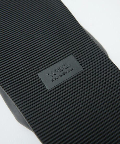 waa.(ワー)の「【Waa .studios / ワースタジオ】XEP SANDALS / XEP サンダル / レザーサンダル / クロスデザイン(サンダル・メンズ・ブラック・42/43/41)」の10枚目の写真