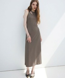 T STRAP BACK OPEN DRESS/Tストラップバックオープンドレス