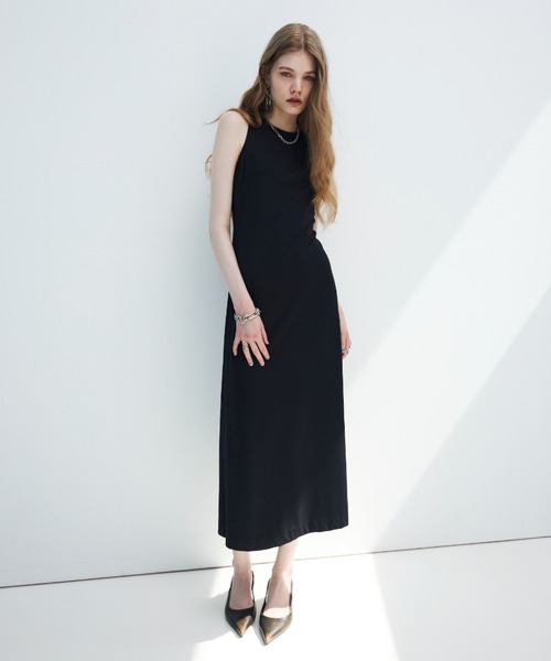 【美品】JOSE MOON ジョゼムーン　ストラップバックオープン　ロングワンピ JOSE MOON（ジョゼムーン） ワンピース T STRAP BACK OPEN DRESS/T