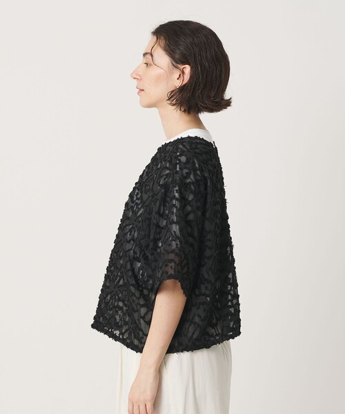 BEAUTY&YOUTH UNITED ARROWS（ビューティーアンドユースユナイテッドアローズ）の「【WEB限定】シアージャガード 2WAYブラウス ウォッシャブル（シャツ/ブラウス・レディース・ブラック/オフホワイト/ピンク・FREE）」の16枚目の写真