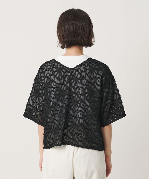 BEAUTY&YOUTH UNITED ARROWS（ビューティーアンドユースユナイテッドアローズ）の「【WEB限定】シアージャガード 2WAYブラウス ウォッシャブル（シャツ/ブラウス・レディース・ブラック/オフホワイト/ピンク・FREE）」の17枚目の写真