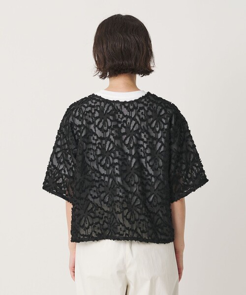 BEAUTY&YOUTH UNITED ARROWS（ビューティーアンドユースユナイテッドアローズ）の「【WEB限定】シアージャガード 2WAYブラウス ウォッシャブル（シャツ/ブラウス・レディース・ブラック/オフホワイト/ピンク・FREE）」の19枚目の写真