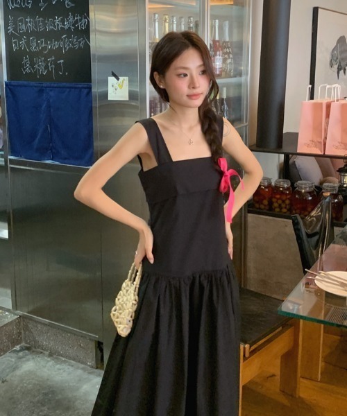 FAVORITO(ファヴォリート)の「ノースリーブワンピース(ワンピース・レディース・ピンク/ブラック・F)」の21枚目の写真
