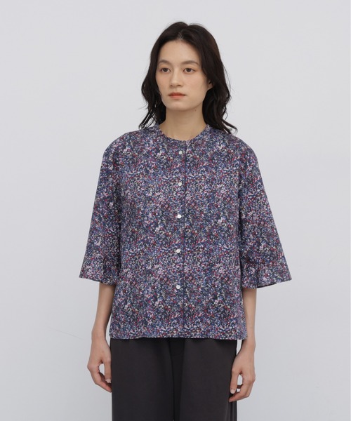 LIBERTY(リバティー)の「◆リバティプリントブラウス(シャツ/ブラウス・レディース・ブルー系その他3/イエロー系その他4・MEDIUM)」の10枚目の写真