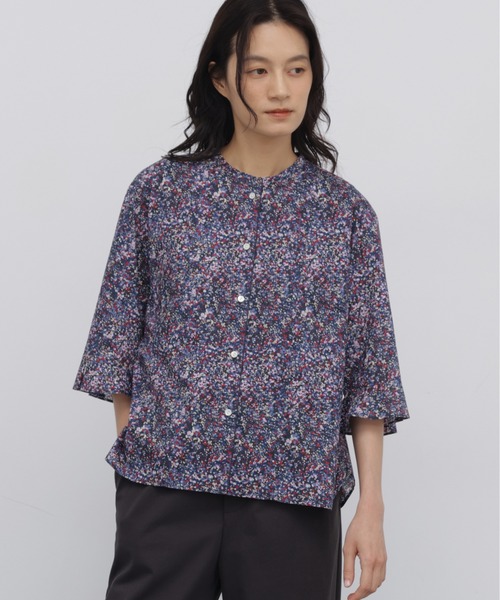 LIBERTY(リバティー)の「◆リバティプリントブラウス(シャツ/ブラウス・レディース・ブルー系その他3/イエロー系その他4・MEDIUM)」の9枚目の写真