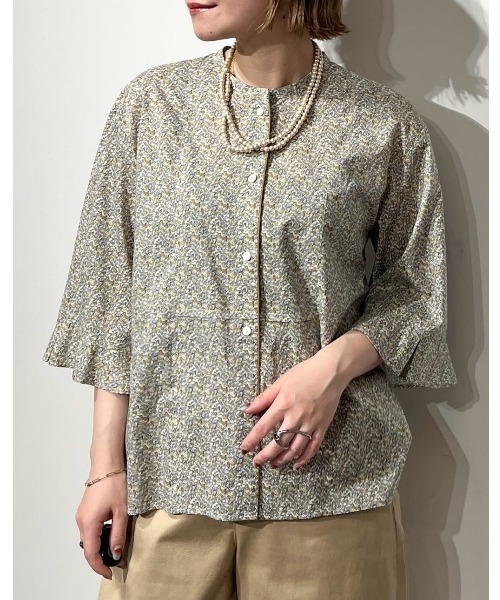 LIBERTY(リバティー)の「◆リバティプリントブラウス(シャツ/ブラウス・レディース・ブルー系その他3/イエロー系その他4・MEDIUM)」の18枚目の写真