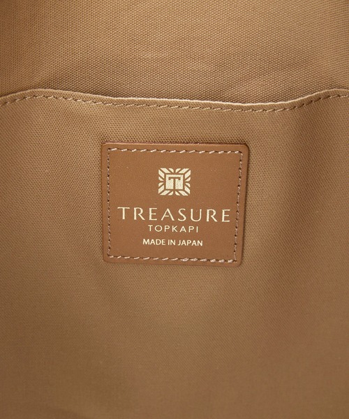 TREASURE TOPKAPI(トレジャートプカピ)の「【TREASURE TOPKAPI】【26AW新色】マイルドサテン スカーフ柄 トートバッグ(トートバッグ・レディース・ブラック/ネイビー・FREE)」の13枚目の写真