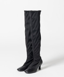 PRANK PROJECT | 【2026Autumn Pre-Order】ファブリックコンビストレッチロングブーツ / Fabric Combination Stretch Long Boots(ブーツ)
