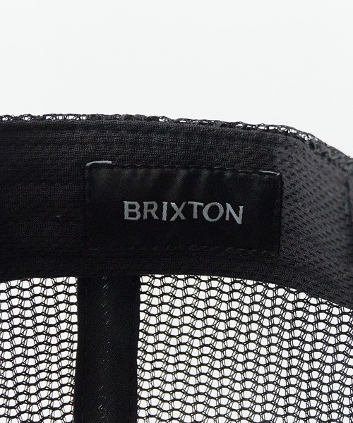 BRIXTON（ブリクストン）の「BRIXTON/ブリクストン  TAKE IT EASY C NP TRUCKER ミディアムプロファイル ブランドパッチ フラットバイザー メッシュ トラッカーキャップ  ストリートメンズ 2026年 夏 夏服（キャップ・メンズ・ライトブルー/ブラック・ONE SIZE）」の10枚目の写真