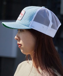 BRIXTON（ブリクストン）の「BRIXTON/ブリクストン  TAKE IT EASY C NP TRUCKER ミディアムプロファイル ブランドパッチ フラットバイザー メッシュ トラッカーキャップ  ストリートメンズ 2026年 夏 夏服（キャップ）」