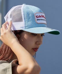 BRIXTON(ブリクストン)の「BRIXTON/ブリクストン TAKE IT EASY C NP TRUCKER ミディアムプロファイル ブランドパッチ フラットバイザー メッシュ トラッカーキャップ ストリートメンズ 2026年 夏 夏服(キャップ)」