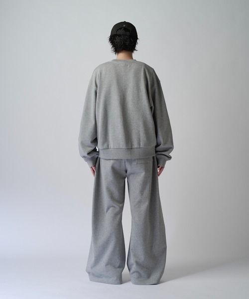 Lui's（ルイス）の「【Neucon】NAKED CURVE SWEAT PANTS / ネイキッドカーブスウェットパンツ / セットアップ対応（スウェットパンツ・メンズ・ブラック/チャコールグレー/杢グレー・2/1）」の15枚目の写真
