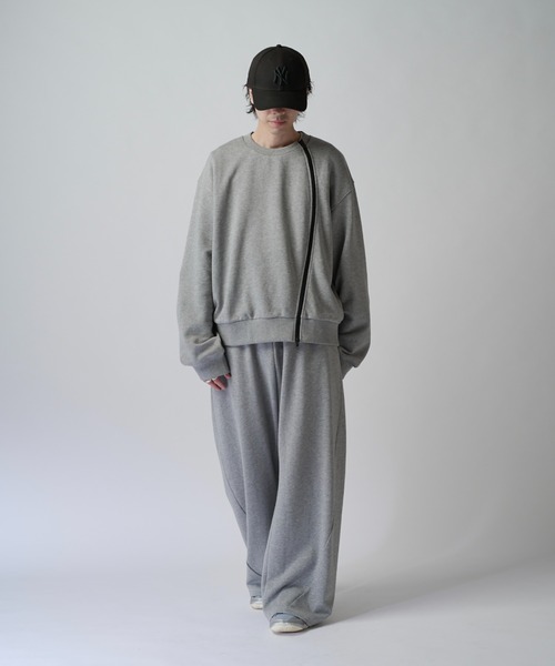 Lui's（ルイス）の「【Neucon】NAKED CURVE SWEAT PANTS / ネイキッドカーブスウェットパンツ / セットアップ対応（スウェットパンツ・メンズ・ブラック/チャコールグレー/杢グレー・2/1）」の13枚目の写真