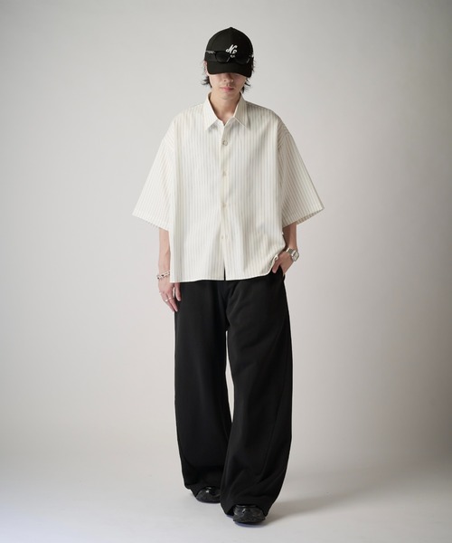 Lui's（ルイス）の「【Neucon】NAKED CURVE SWEAT PANTS / ネイキッドカーブスウェットパンツ / セットアップ対応（スウェットパンツ・メンズ・ブラック/チャコールグレー/杢グレー・2/1）」の8枚目の写真