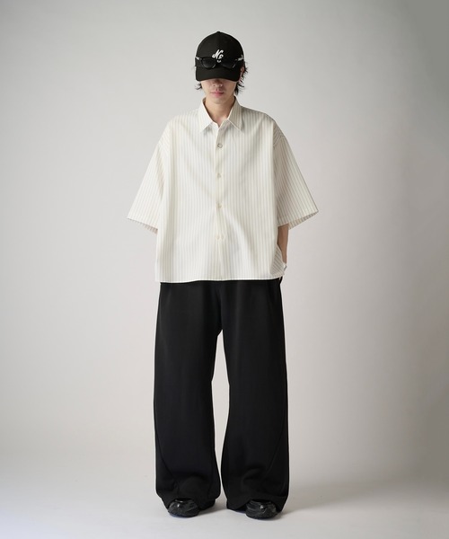 Lui's（ルイス）の「【Neucon】NAKED CURVE SWEAT PANTS / ネイキッドカーブスウェットパンツ / セットアップ対応（スウェットパンツ・メンズ・ブラック/チャコールグレー/杢グレー・2/1）」の7枚目の写真
