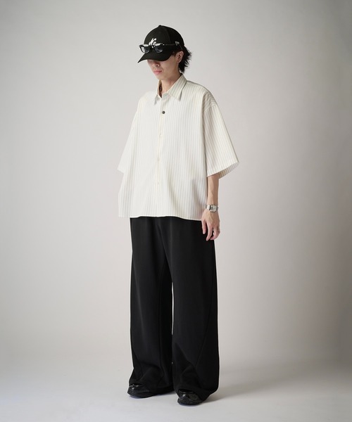 Lui's（ルイス）の「【Neucon】NAKED CURVE SWEAT PANTS / ネイキッドカーブスウェットパンツ / セットアップ対応（スウェットパンツ・メンズ・ブラック/チャコールグレー/杢グレー・2/1）」の9枚目の写真