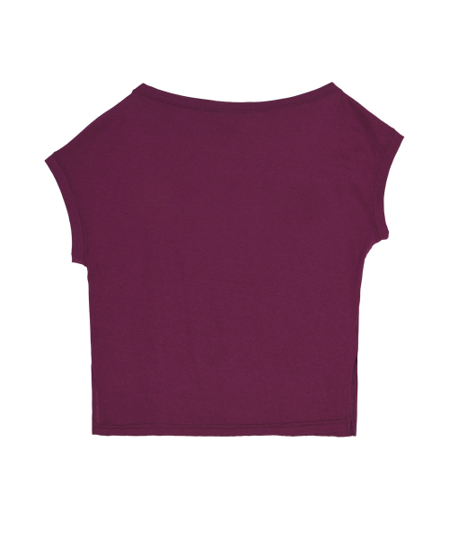 NICK&NICOLE(ニックアンドニコール)の「LETTERING OFF SHOULDER TOP_PLUM(Tシャツ/カットソー・レディース・その他・FREE)」の5枚目の写真