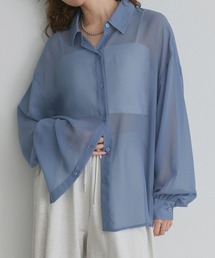 organdy sheer シャツ（シャツ/ブラウス）｜Plage（プラージュ）の