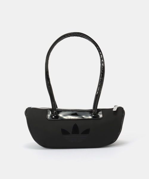 adidas Originals(アディダスオリジナルス)の「adidas originals / アディダス オリジナルス ADICOLOR BOWLING BAG PU(ショルダーバッグ・レディース・ブラック・FREE)」の1枚目の写真