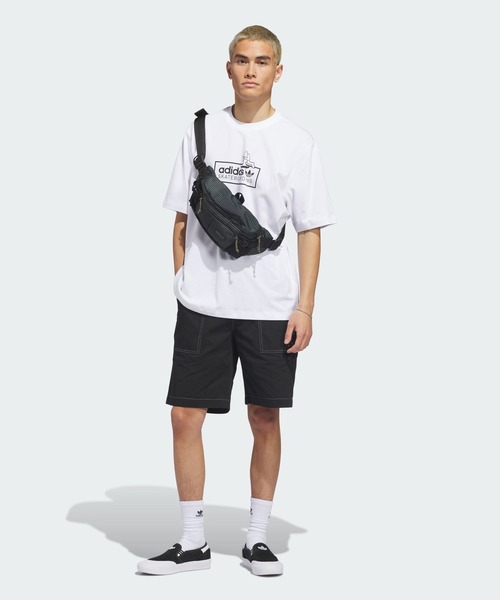 adidas(アディダス)の「スケートボーディング x マーク・ゴンザレス ロゴ Tシャツ / アディダスオリジナルス adidas Originals(Tシャツ/カットソー・メンズ・ホワイト・XX-LARGE/LARGE/MEDIUM/SMALL/X-LARGE/X-SMALL)」の6枚目の写真