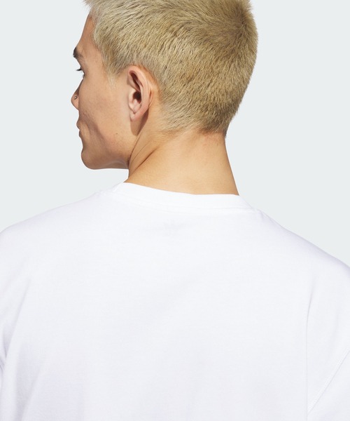 adidas(アディダス)の「スケートボーディング x マーク・ゴンザレス ロゴ Tシャツ / アディダスオリジナルス adidas Originals(Tシャツ/カットソー・メンズ・ホワイト・XX-LARGE/LARGE/MEDIUM/SMALL/X-LARGE/X-SMALL)」の8枚目の写真