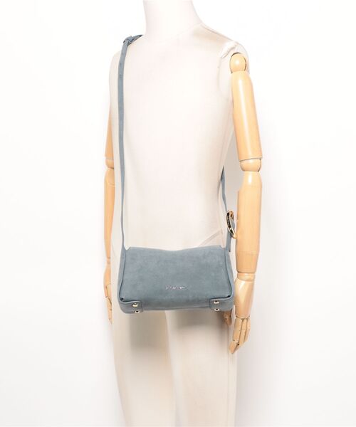 CHARLES & KEITH(チャールズ & キース)の「Aislin アシュリン ショルダーバッグ(ショルダーバッグ・レディース・ブルー系その他7/レディッシュグレー/ダークブラウン系5・S)」の14枚目の写真