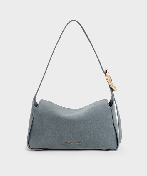 CHARLES & KEITH(チャールズ & キース)の「Aislin アシュリン ショルダーバッグ(ショルダーバッグ・レディース・ブルー系その他7/レディッシュグレー/ダークブラウン系5・S)」の8枚目の写真
