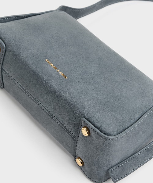 CHARLES & KEITH(チャールズ & キース)の「Aislin アシュリン ショルダーバッグ(ショルダーバッグ・レディース・ブルー系その他7/レディッシュグレー/ダークブラウン系5・S)」の9枚目の写真