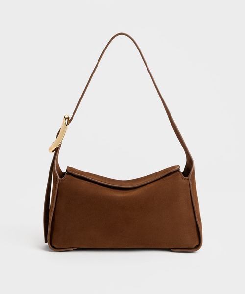 CHARLES & KEITH(チャールズ & キース)の「Aislin アシュリン ショルダーバッグ(ショルダーバッグ・レディース・ブルー系その他7/レディッシュグレー/ダークブラウン系5・S)」の17枚目の写真