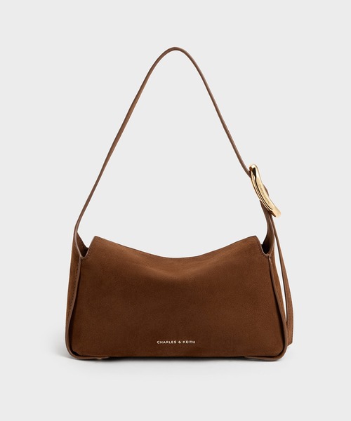 CHARLES & KEITH(チャールズ & キース)の「Aislin アシュリン ショルダーバッグ(ショルダーバッグ・レディース・ブルー系その他7/レディッシュグレー/ダークブラウン系5・S)」の19枚目の写真