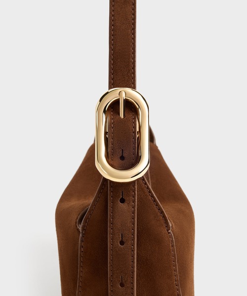 CHARLES & KEITH(チャールズ & キース)の「Aislin アシュリン ショルダーバッグ(ショルダーバッグ・レディース・ブルー系その他7/レディッシュグレー/ダークブラウン系5・S)」の20枚目の写真
