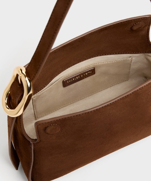 CHARLES & KEITH(チャールズ & キース)の「Aislin アシュリン ショルダーバッグ(ショルダーバッグ・レディース・ブルー系その他7/レディッシュグレー/ダークブラウン系5・S)」の21枚目の写真