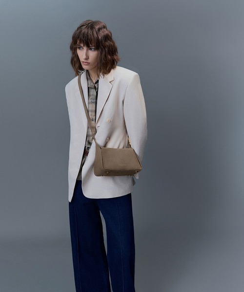 CHARLES & KEITH(チャールズ & キース)の「Aislin アシュリン ショルダーバッグ(ショルダーバッグ・レディース・ブルー系その他7/レディッシュグレー/ダークブラウン系5・S)」の22枚目の写真