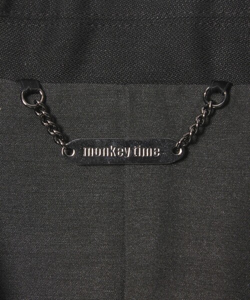 MONKEY TIME(モンキータイム)の「ウール リネン ダブル ブレスト ジャケット(テーラードジャケット・メンズ・ブラック・S/M/L/XL)」の11枚目の写真