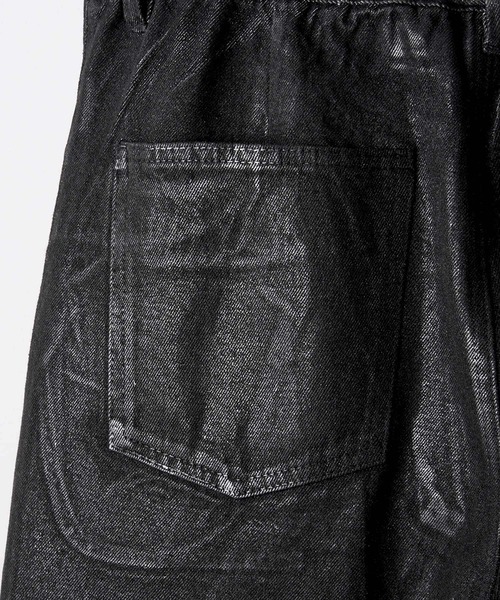 CLEL(クレイル)の「【CLEL】Coating Denim Pants / コーティングデニムパンツ(デニムパンツ・メンズ・ブラック・XS/S/M/L)」の9枚目の写真