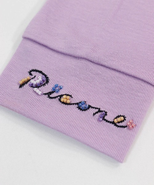 STUDIO PICONE(スタジオピッコーネ)の「ビーズ刺繍冷感ボトルネックプルオーバー(Tシャツ/カットソー・レディース・ホワイト/ブラック/ブラウン/ライトパープル・LL/L/M)」の20枚目の写真