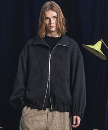 《UNISEX》Curve Switching Prime-Over Stand Collar Blouson/カーブスイッチングプライムオーバースタンドブルゾン【MAISON SPECIAL/メゾンスペシャル】■セットアップ対応■
