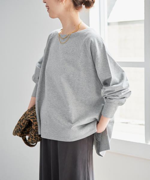 Spick & Span(スピックアンドスパン)の「ロングスリーブラグランスウェット(スウェット・レディース・ブラウン/グレー/チャコールグレー・FREE)」の20枚目の写真