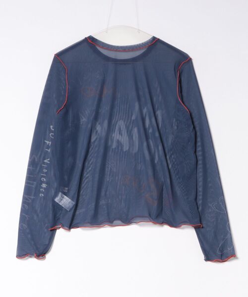 Cepica（セピカ）の「落書き風プリントシアートップス（Tシャツ/カットソー・レディース・イエロー/ネイビー/ピンク・FREE）」の21枚目の写真