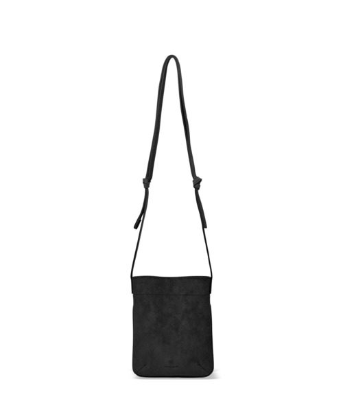 ブラック スエード ショルダーバッグ Snow Peak / Ultra Suede Shoulder Bag ウルトラスエード ショルダー