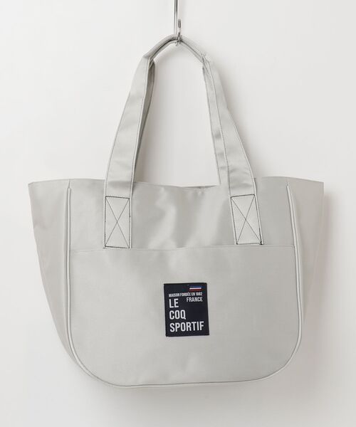 le coq sportif GOLF（ルコックスポルティフゴルフ）の「ルコックゴルフ　2WAYユニセックストートバッグ（トートバッグ・メンズ・杢グレー/ブラック/イエロー系その他2/ホワイト×ネイビー/ピンク・FREE）」の3枚目の写真