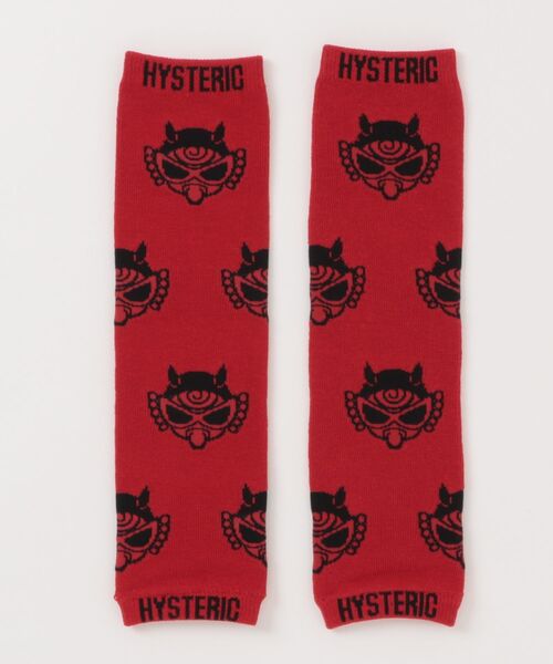 HYSTERIC MINI（ヒステリックミニ）の「DEVILKIN レッグウォーマー（その他ベビー用品・キッズ・レッド/ブラック/ホワイト・FREE）」の3枚目の写真