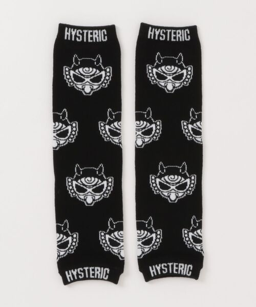 HYSTERIC MINI（ヒステリックミニ）の「DEVILKIN レッグウォーマー（その他ベビー用品・キッズ・レッド/ブラック/ホワイト・FREE）」の2枚目の写真